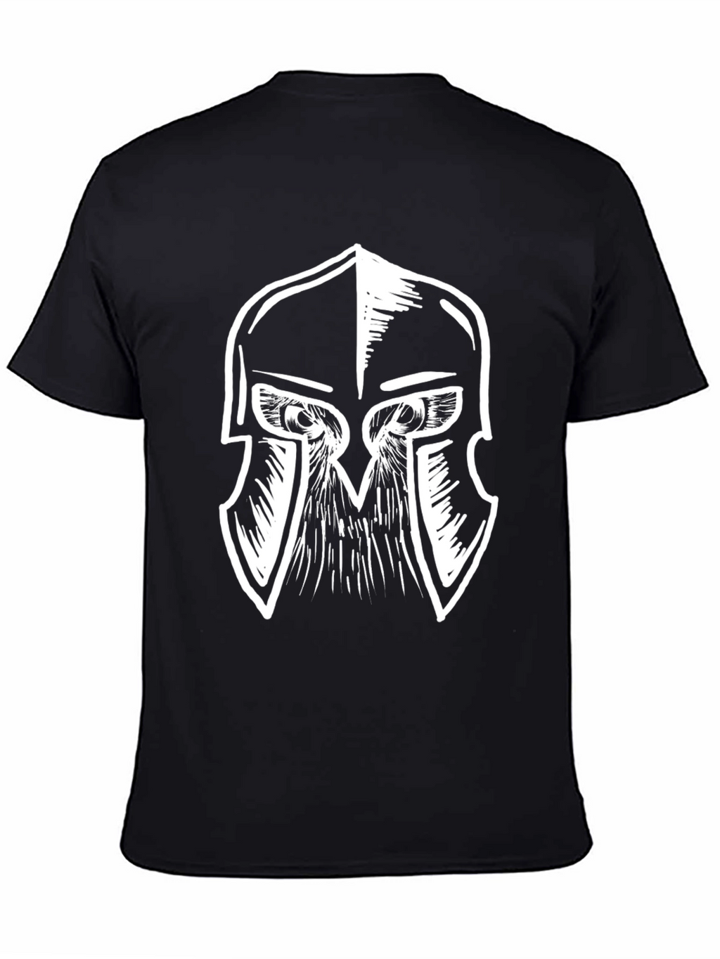 Spartan Helmet Graphic Tee - Black