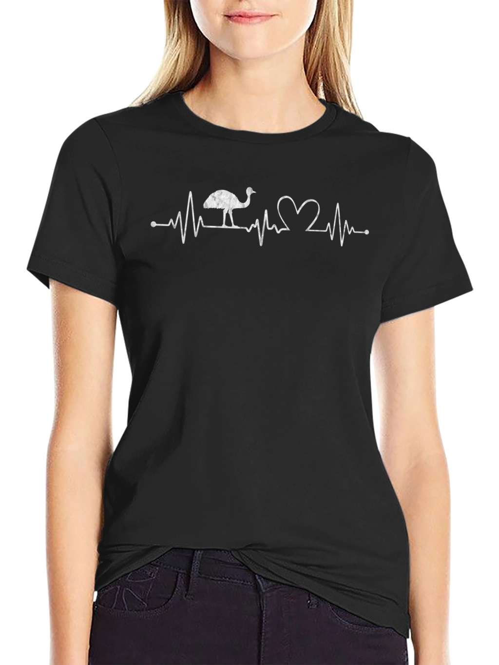 Emu Heartbeat Graphic Tee