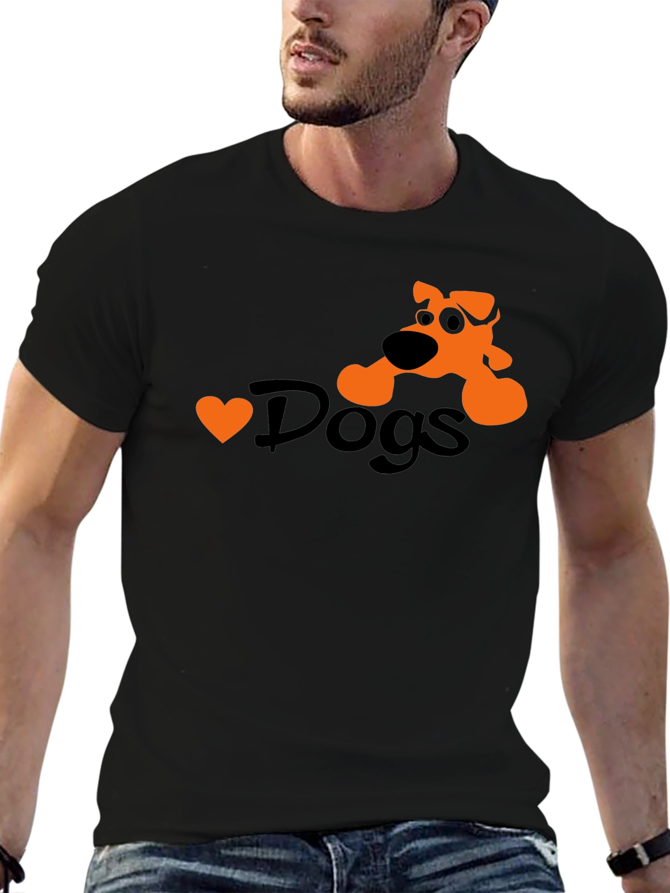 Dogs Graphic Tee - Soft Cotton Blend