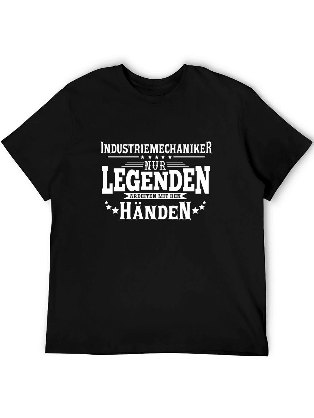 Industriemechaniker Legends T-Shirt - Black Crewneck