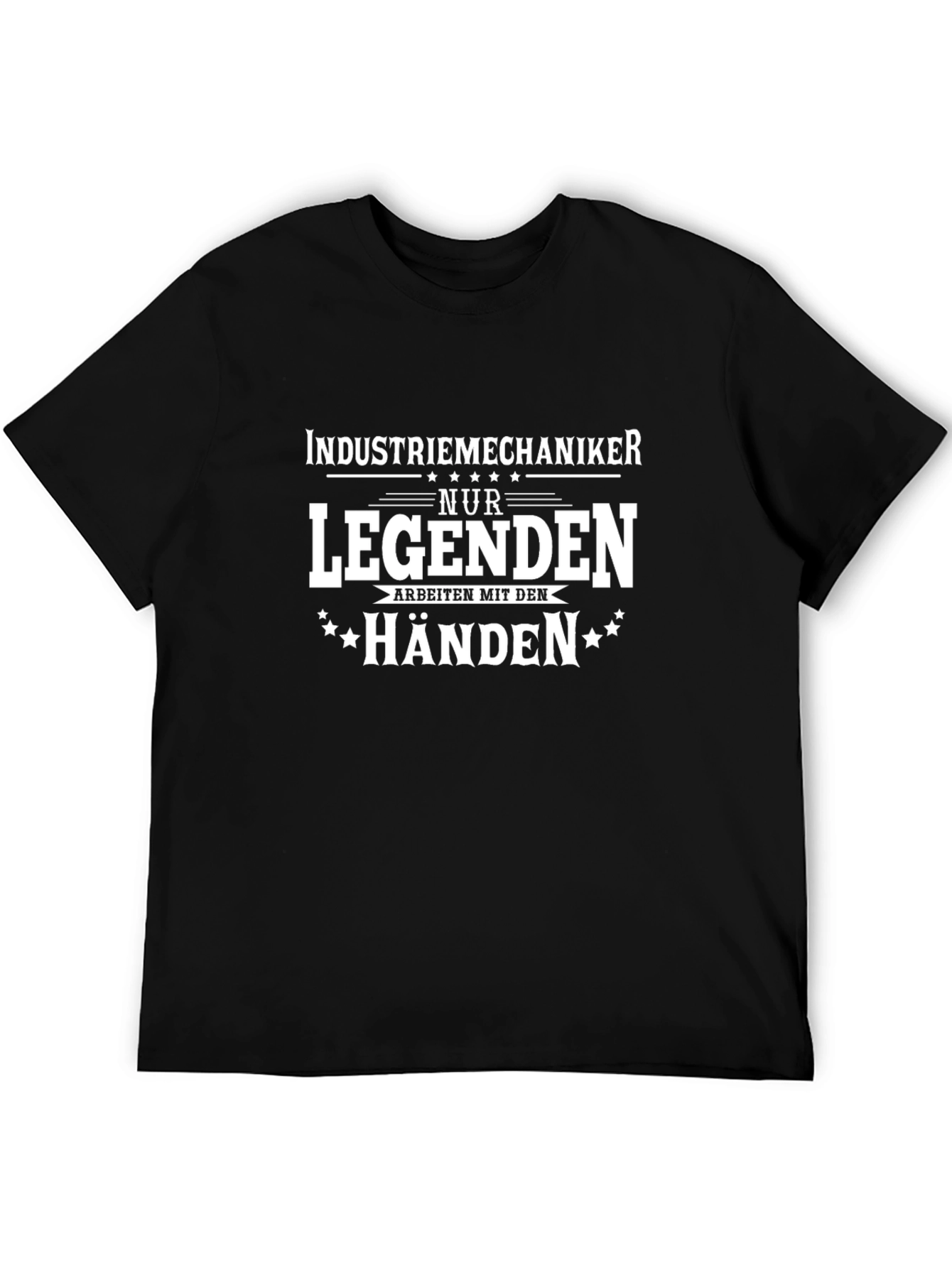 Industriemechaniker Legends T-Shirt - Black Crewneck