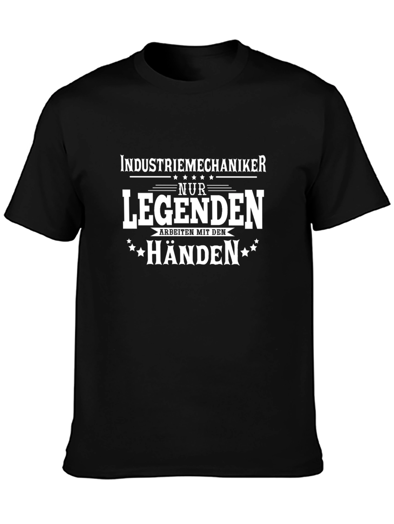 Industriemechaniker Legends T-Shirt - Black Crewneck