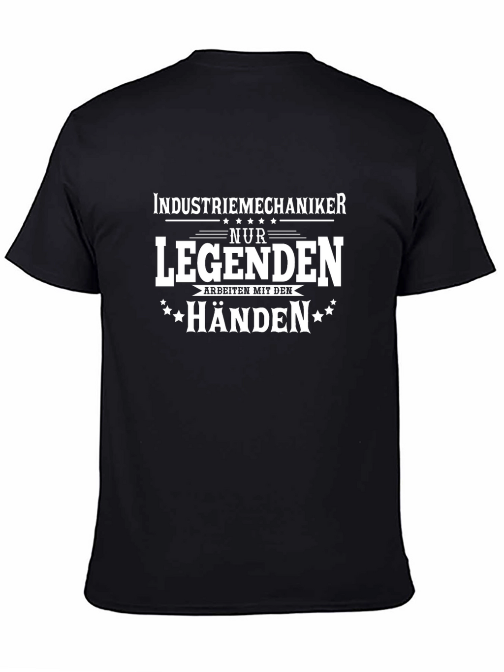 Industriemechaniker Legends T-Shirt - Black Crewneck