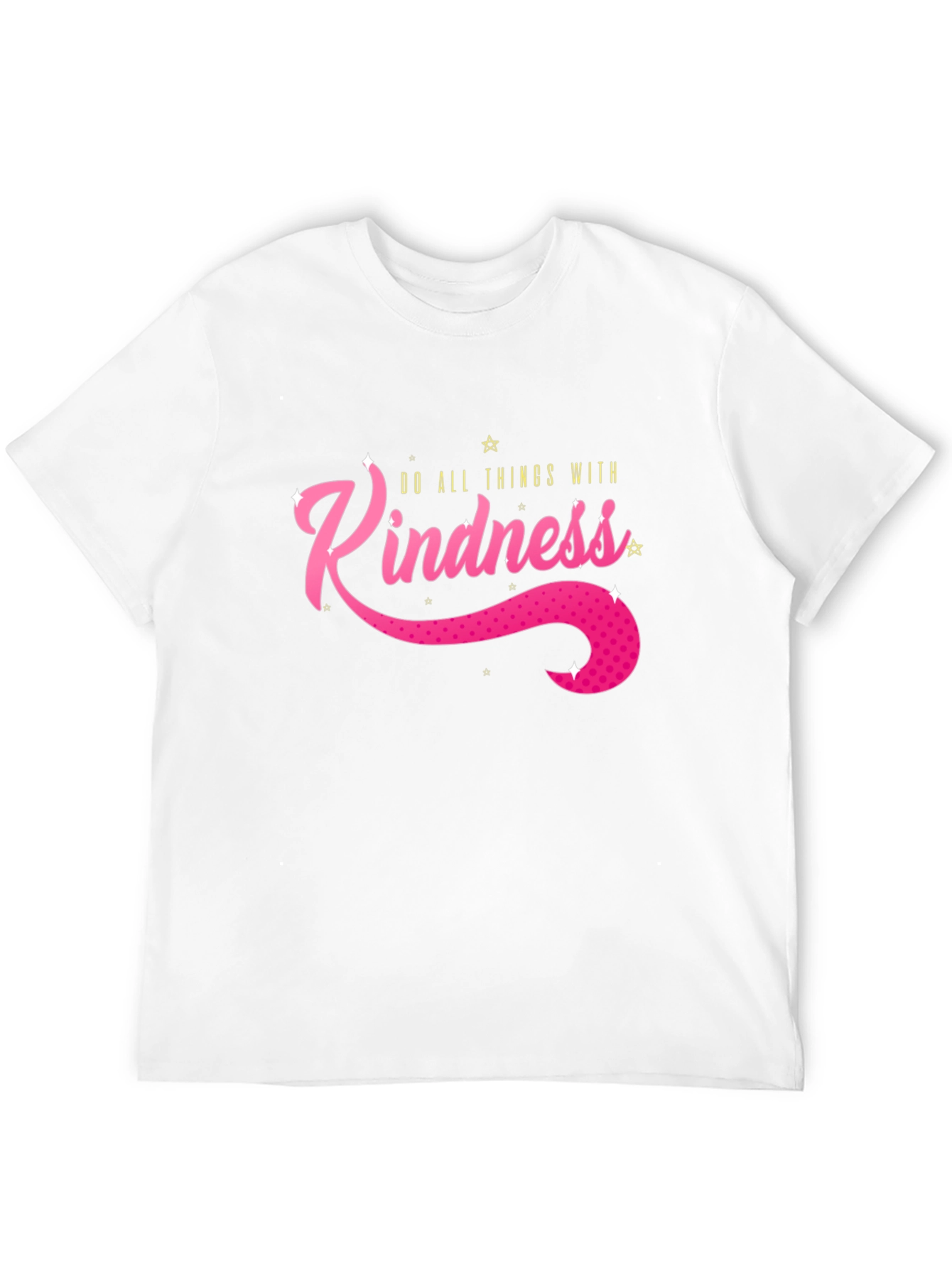 Kindness Graphic Tee - Positive Vibes Black T-Shirt