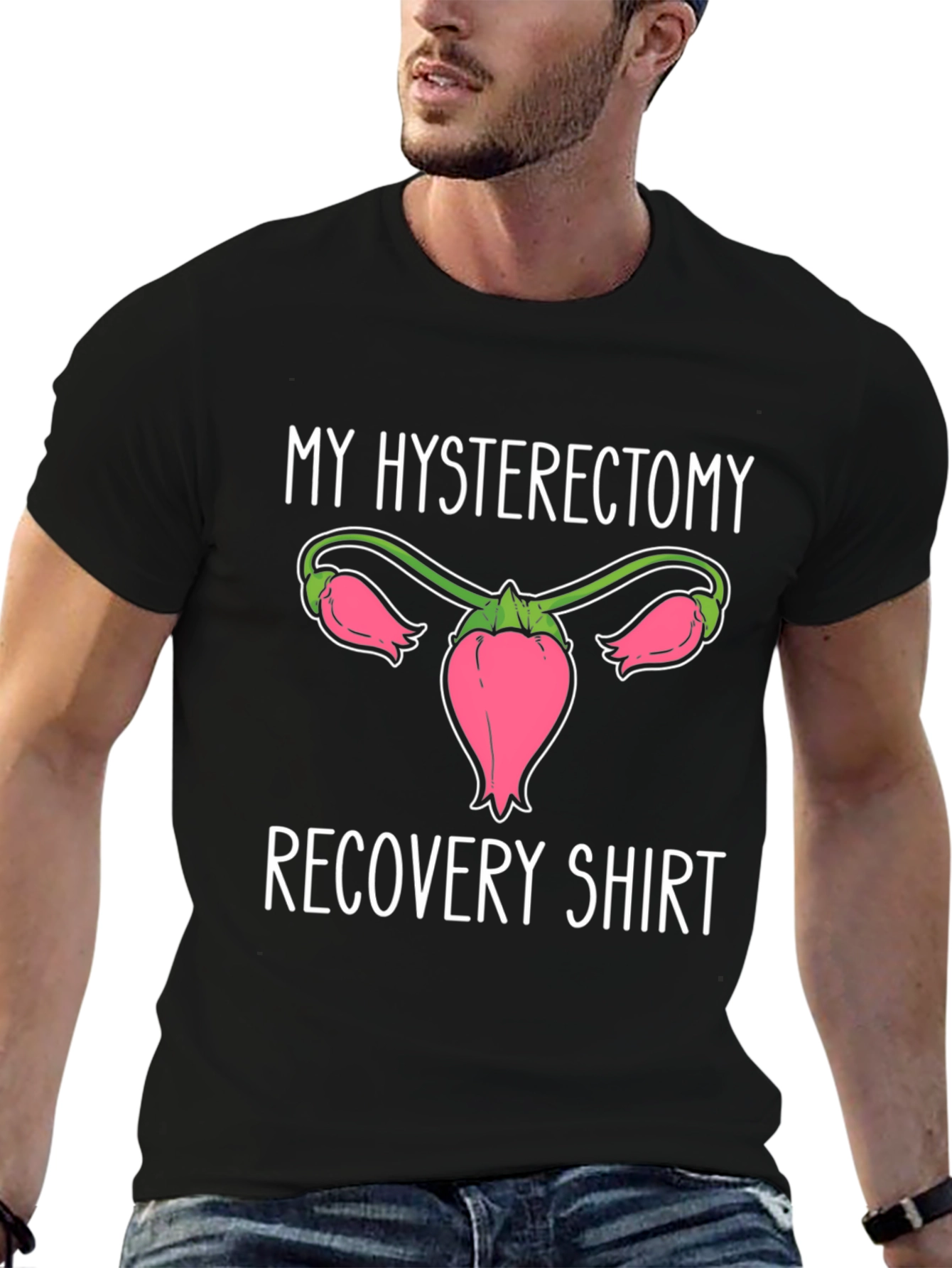 Hysterectomy Recovery T-Shirt - Uterus Graphic Tee