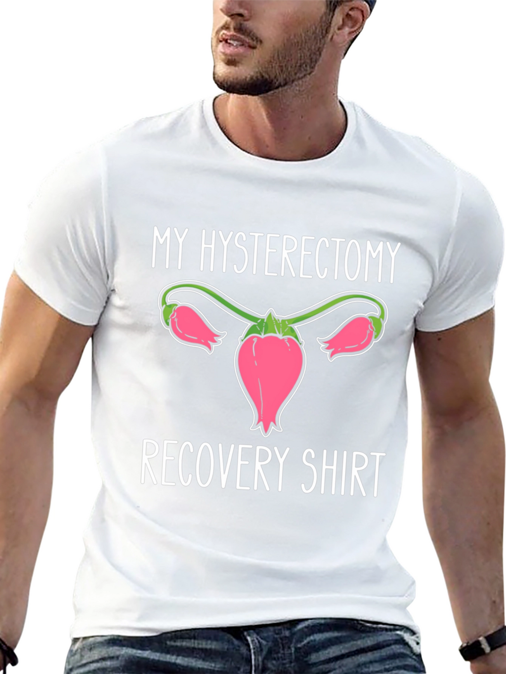 Hysterectomy Recovery T-Shirt - Uterus Graphic Tee