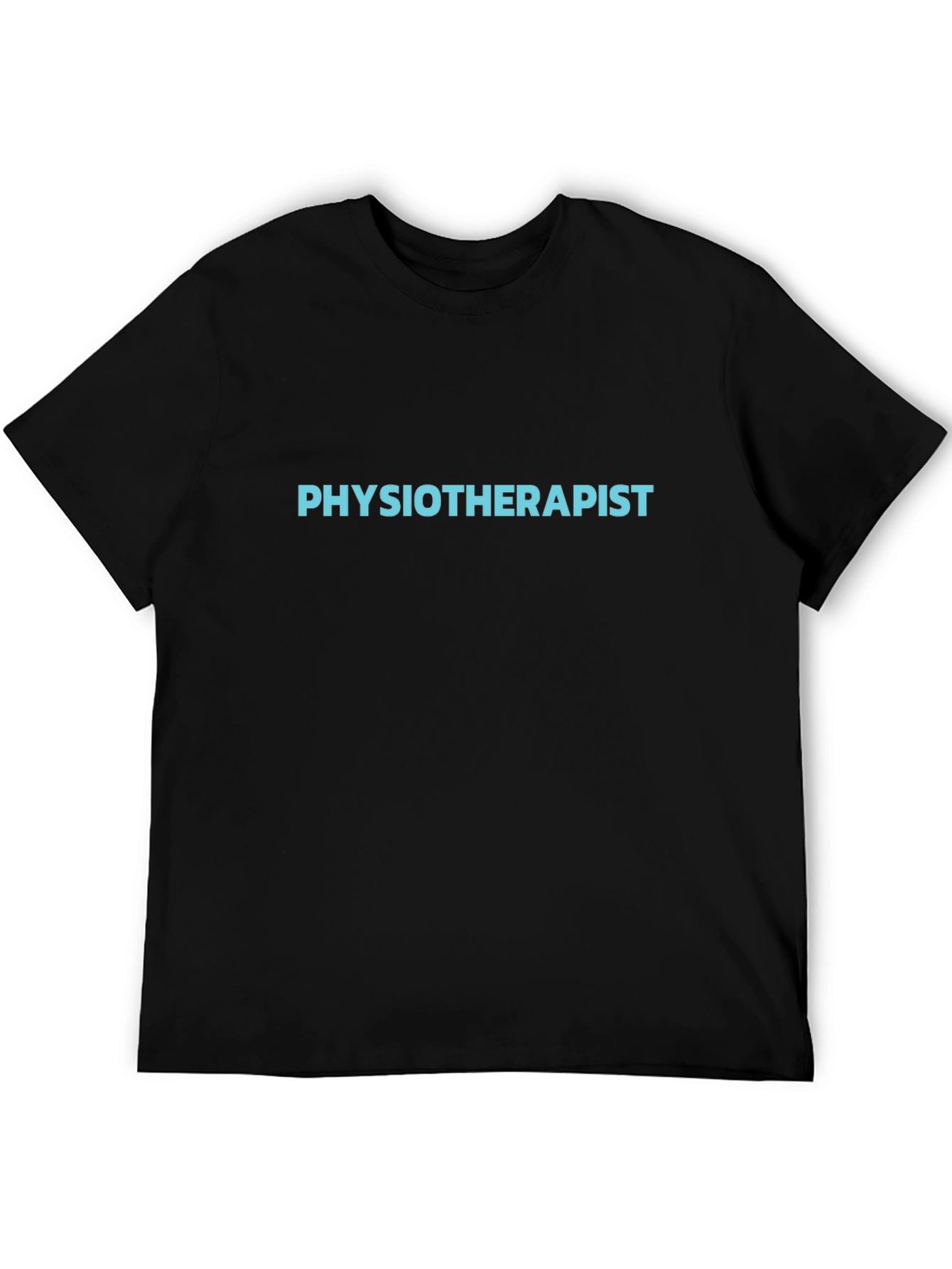 Physiotherapist Crew Neck T-Shirt - Black