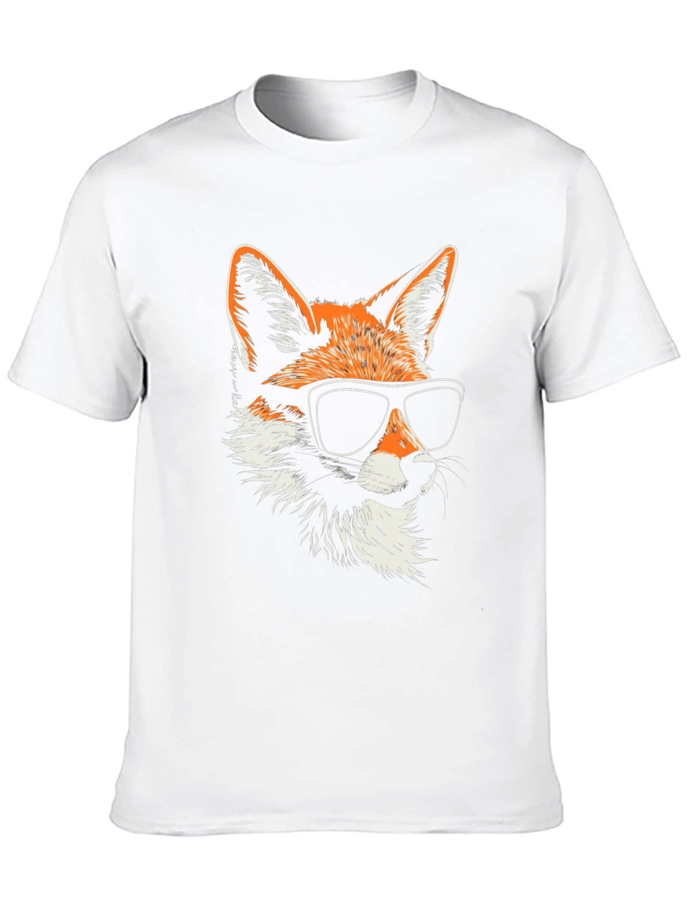 Cool Fox Graphic Tee - Stylish Black T-Shirt