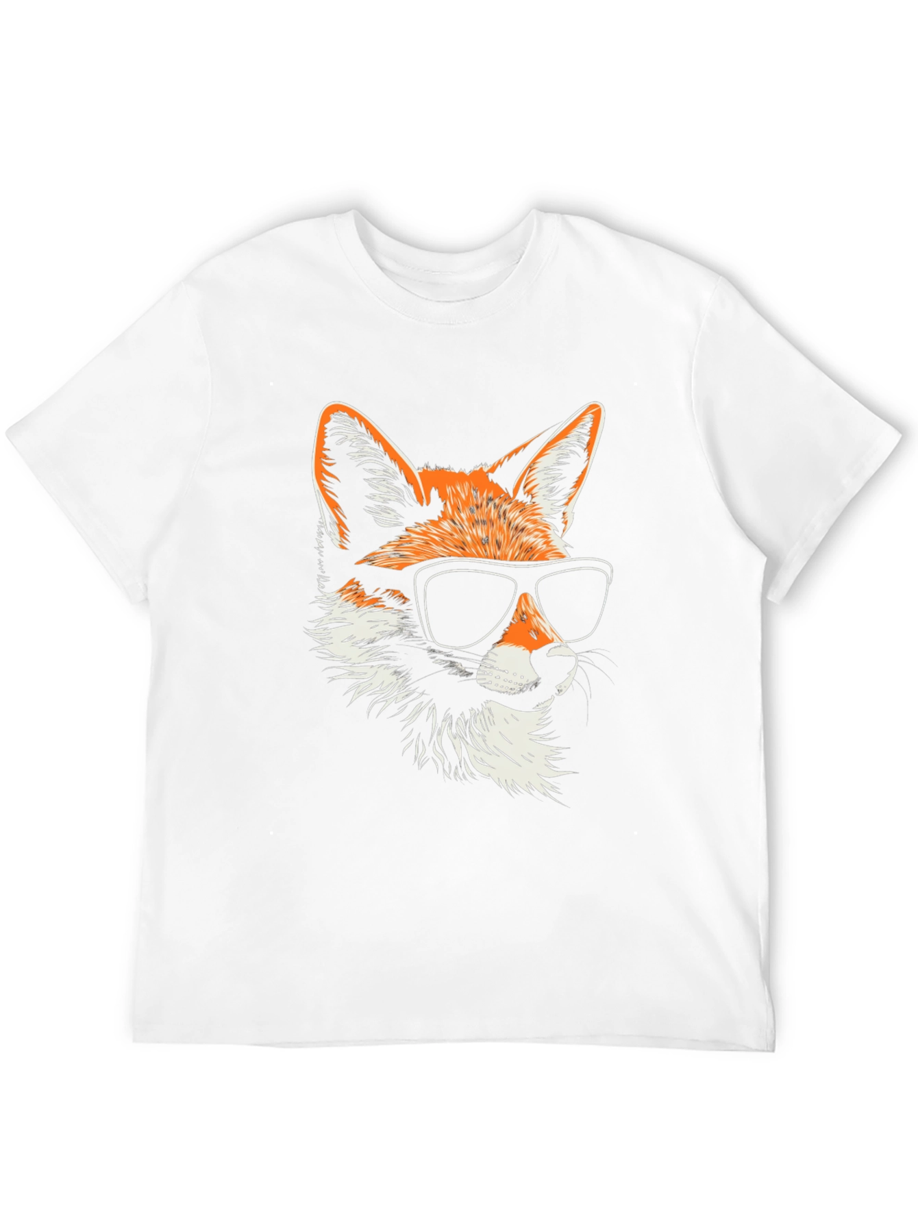 Cool Fox Graphic Tee - Stylish Black T-Shirt