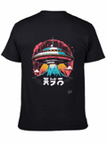 UFO Invasion Graphic T-Shirt - Retro Style