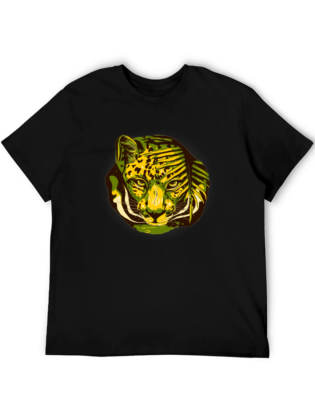 Jungle Cat Graphic Tee - Black T-Shirt