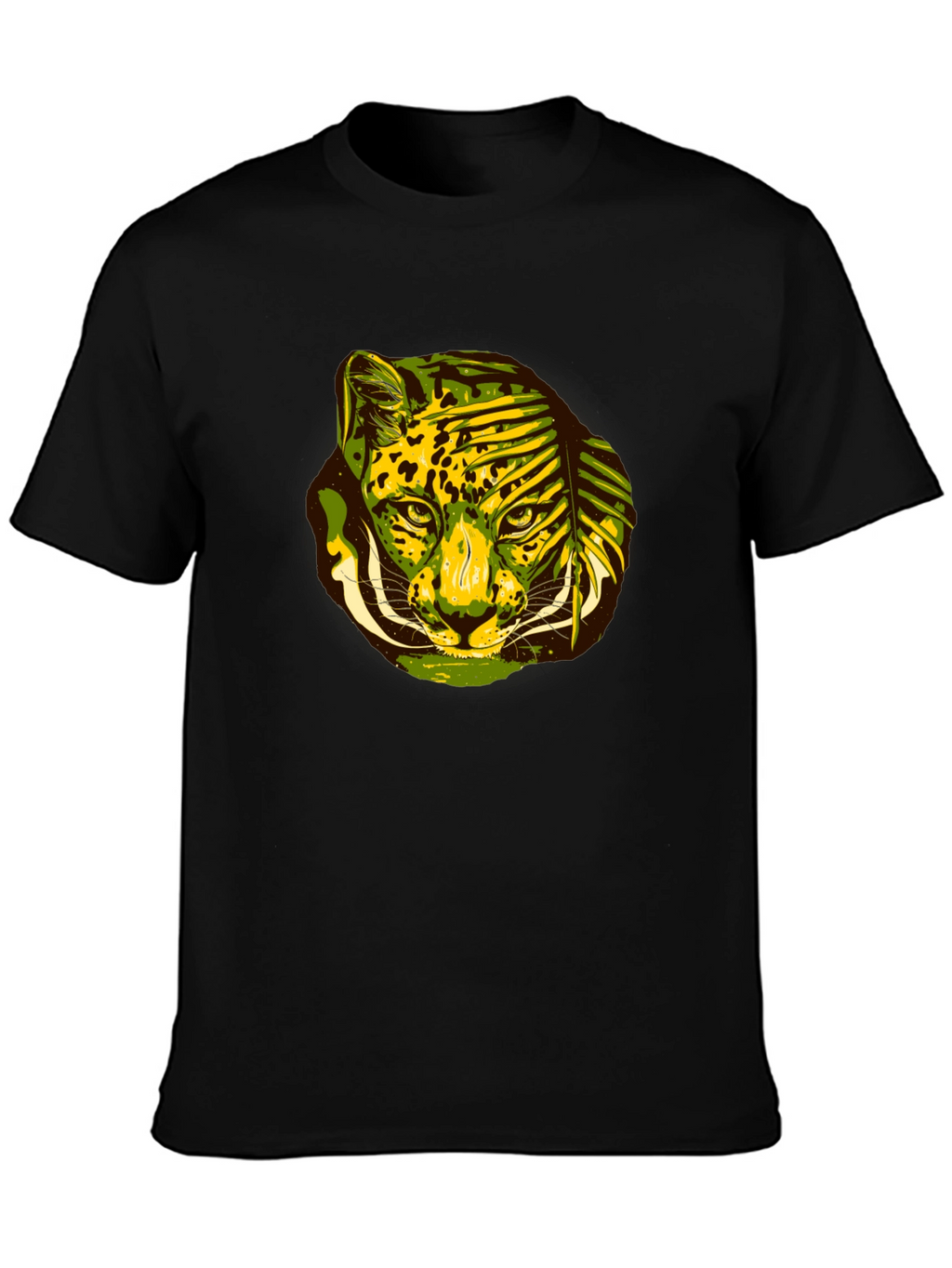 Jungle Cat Graphic Tee - Black T-Shirt