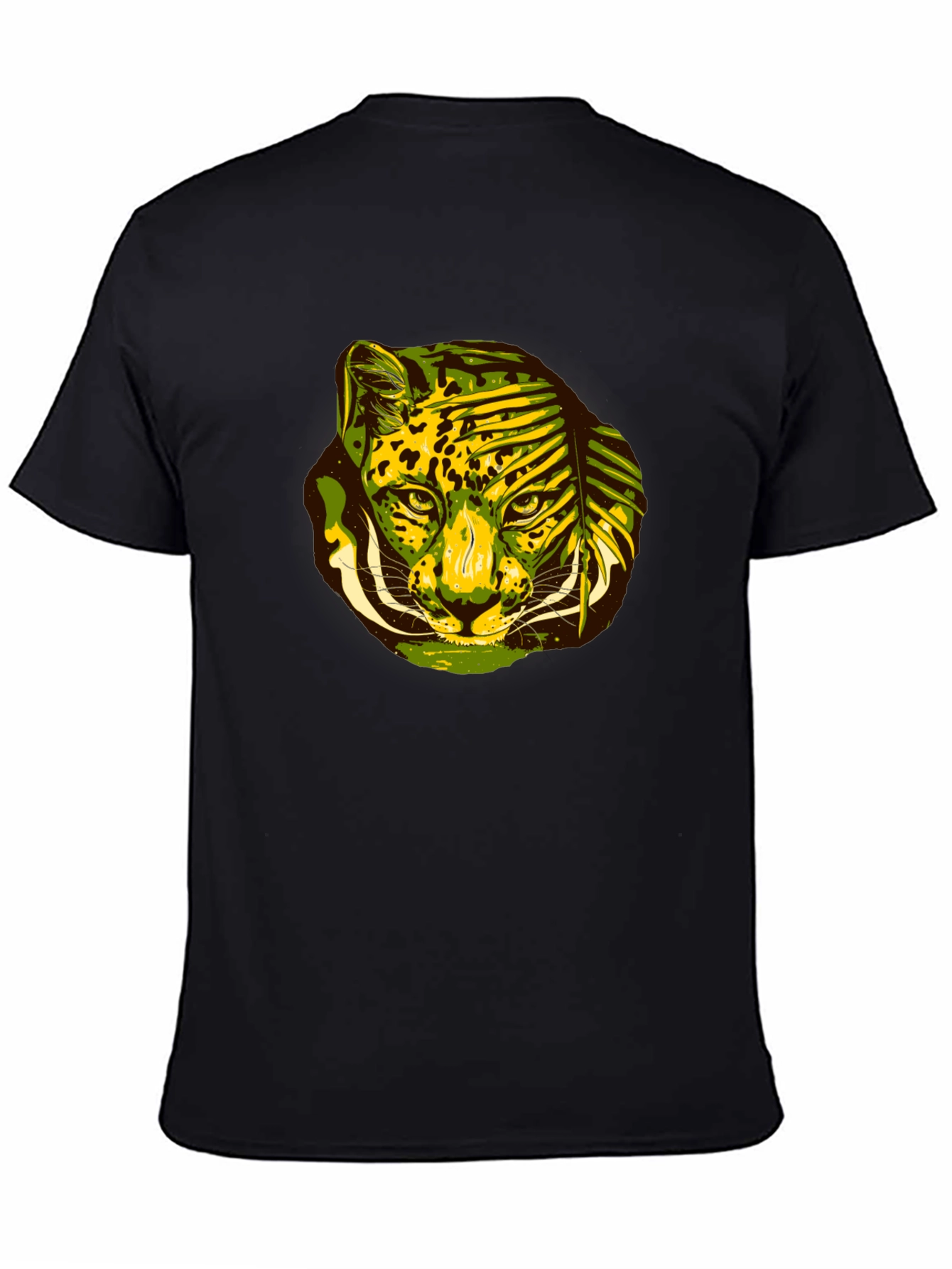 Jungle Cat Graphic Tee - Black T-Shirt