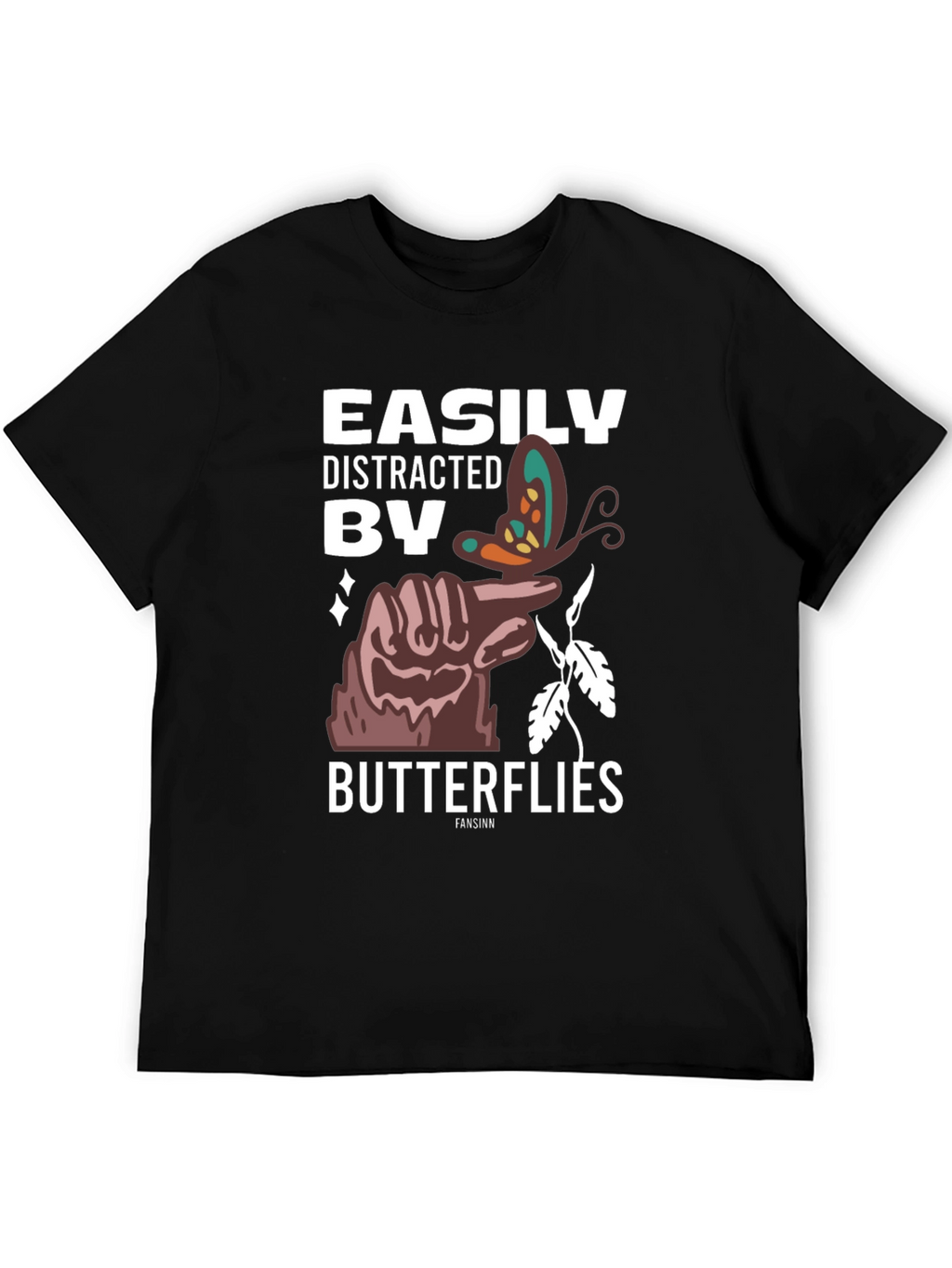 Easily Distracted By Butterflies T-Shirt