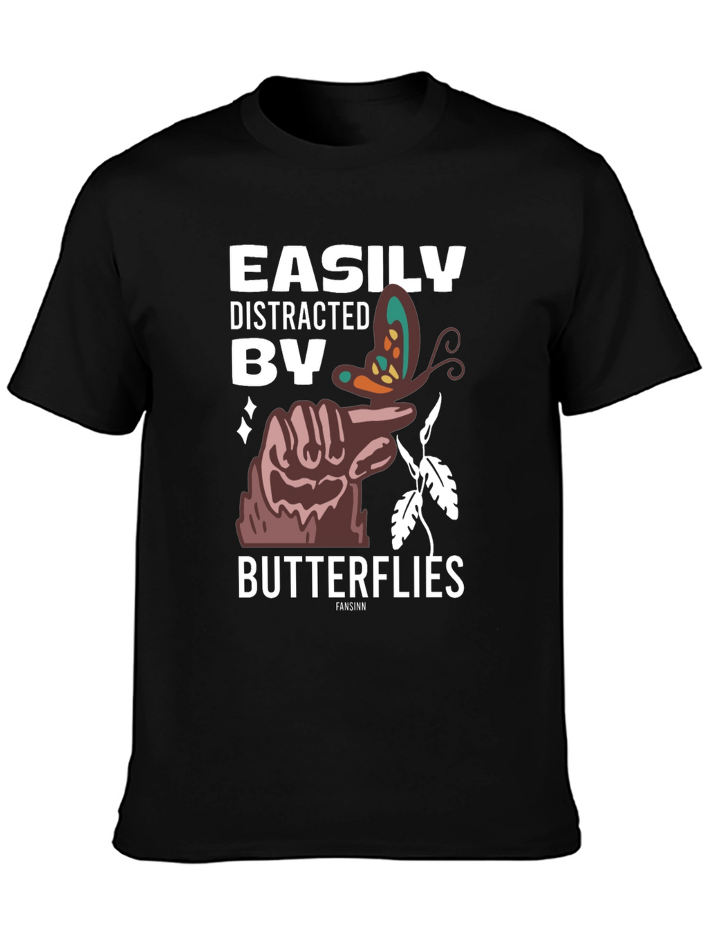 Easily Distracted By Butterflies T-Shirt