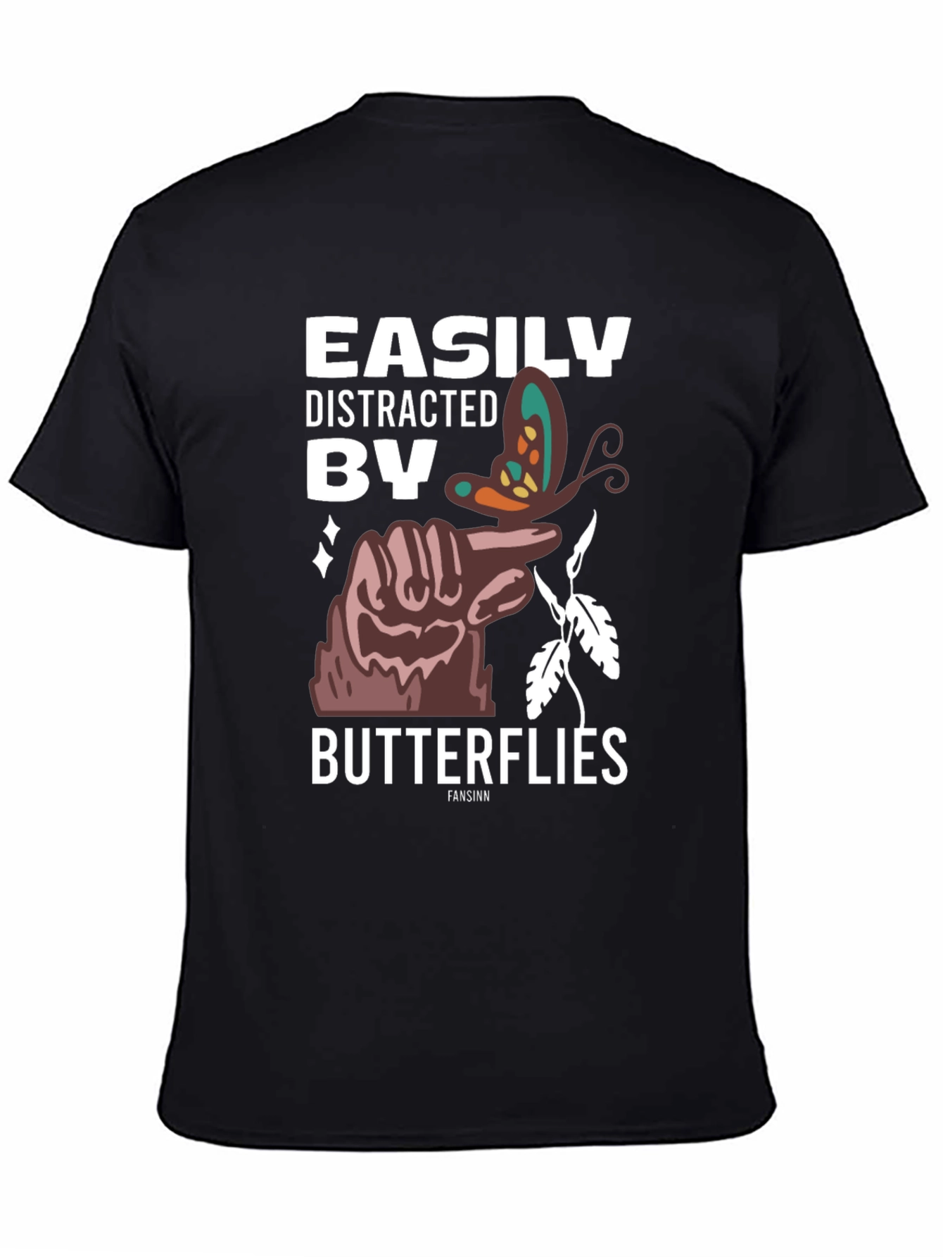 Easily Distracted By Butterflies T-Shirt