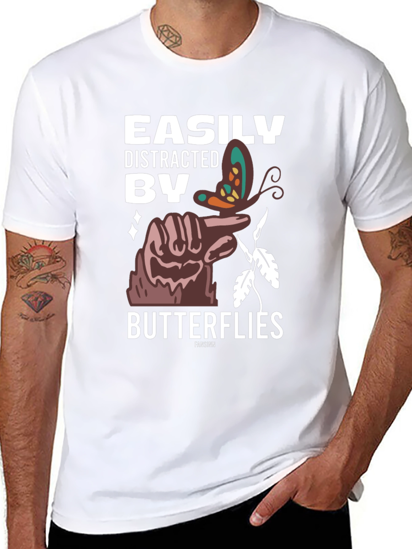 Easily Distracted By Butterflies T-Shirt