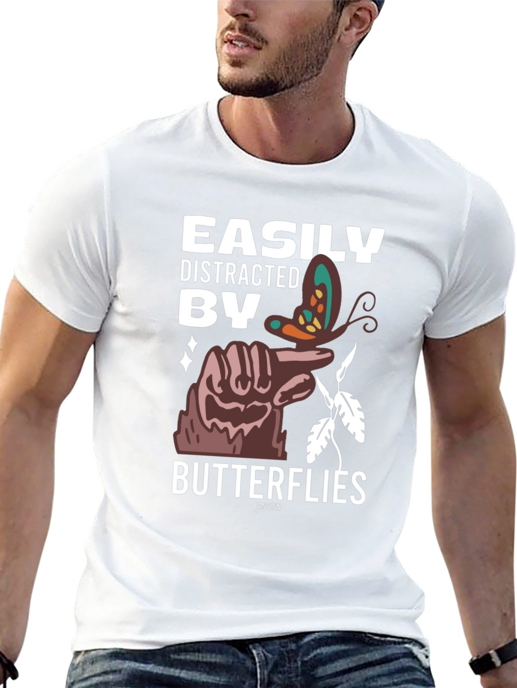 Easily Distracted By Butterflies T-Shirt