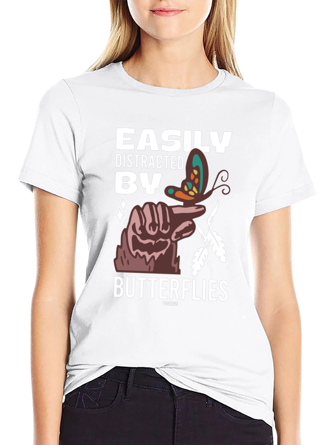 Easily Distracted By Butterflies T-Shirt