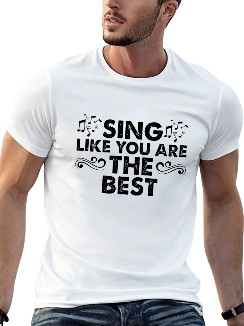 Sing Like You Are The Best Black T-Shirt