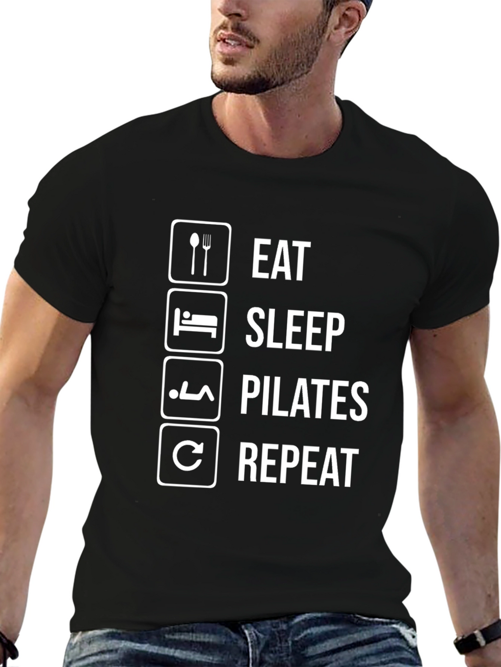 Eat Sleep Pilates Repeat T-Shirt