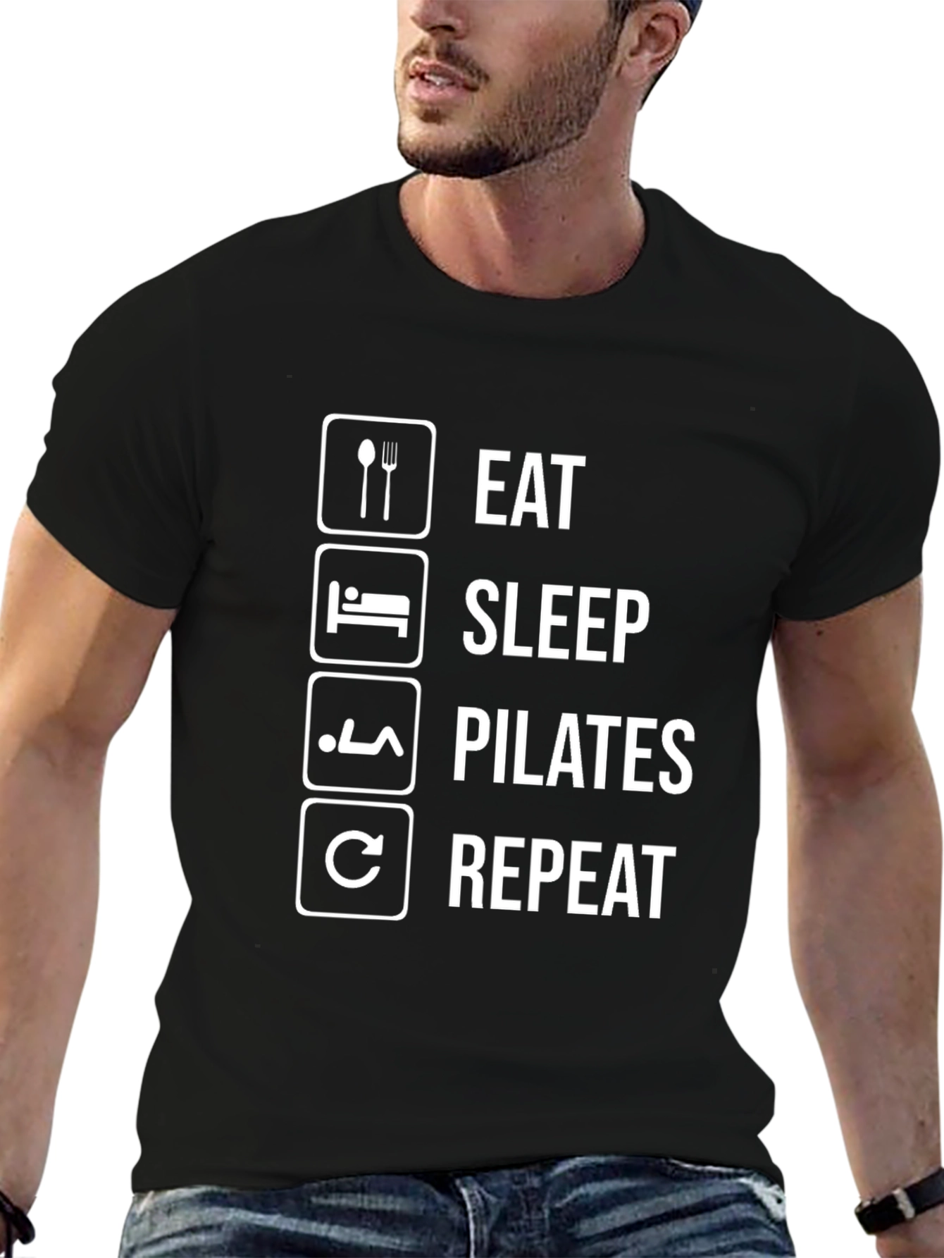 Eat Sleep Pilates Repeat T-Shirt