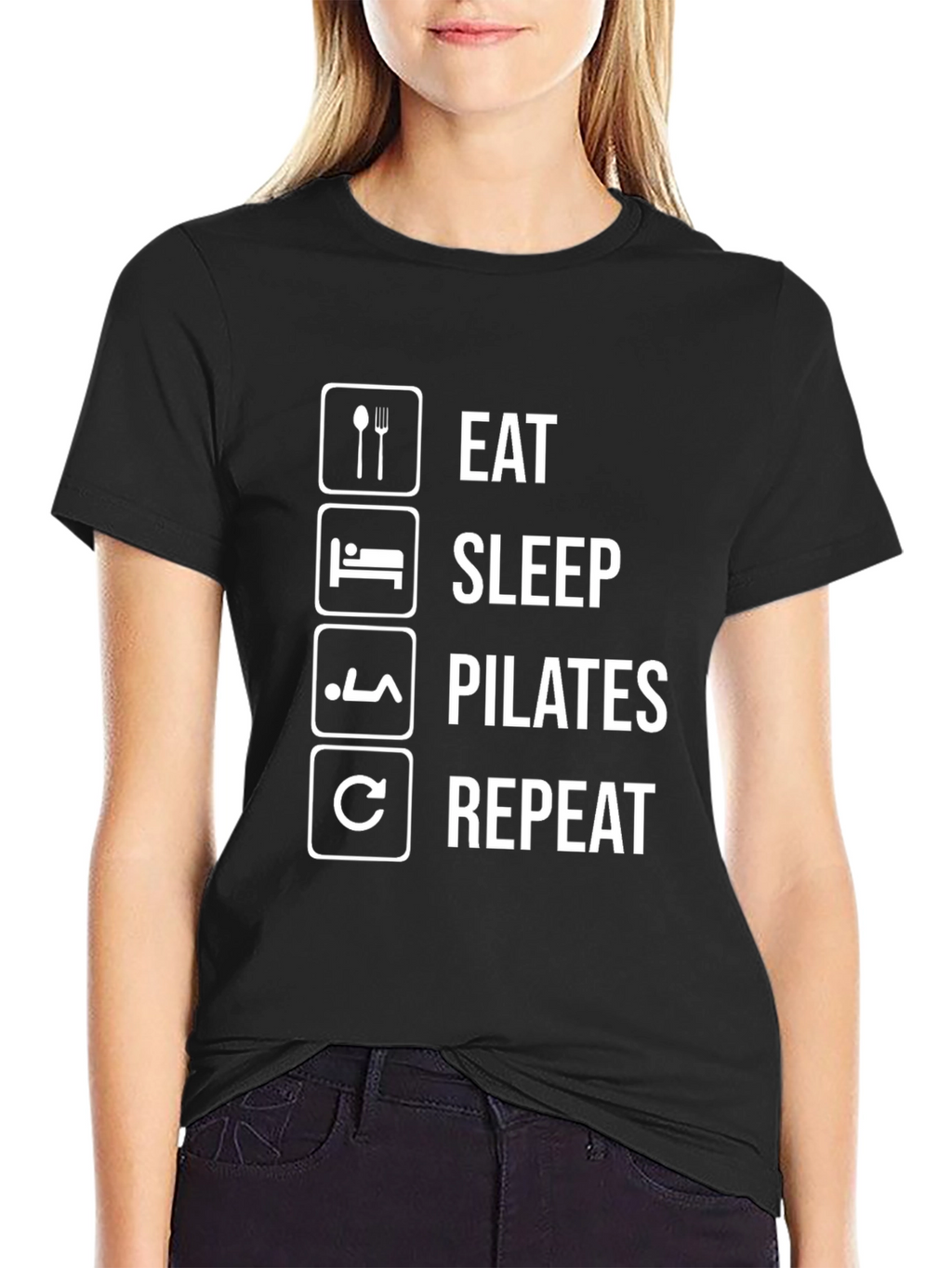 Eat Sleep Pilates Repeat T-Shirt