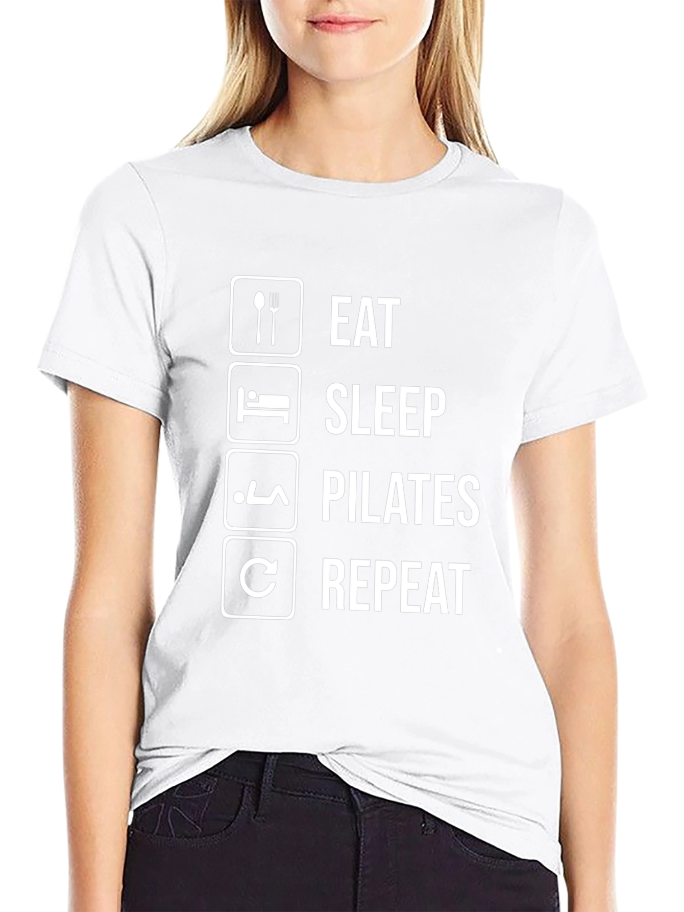 Eat Sleep Pilates Repeat T-Shirt
