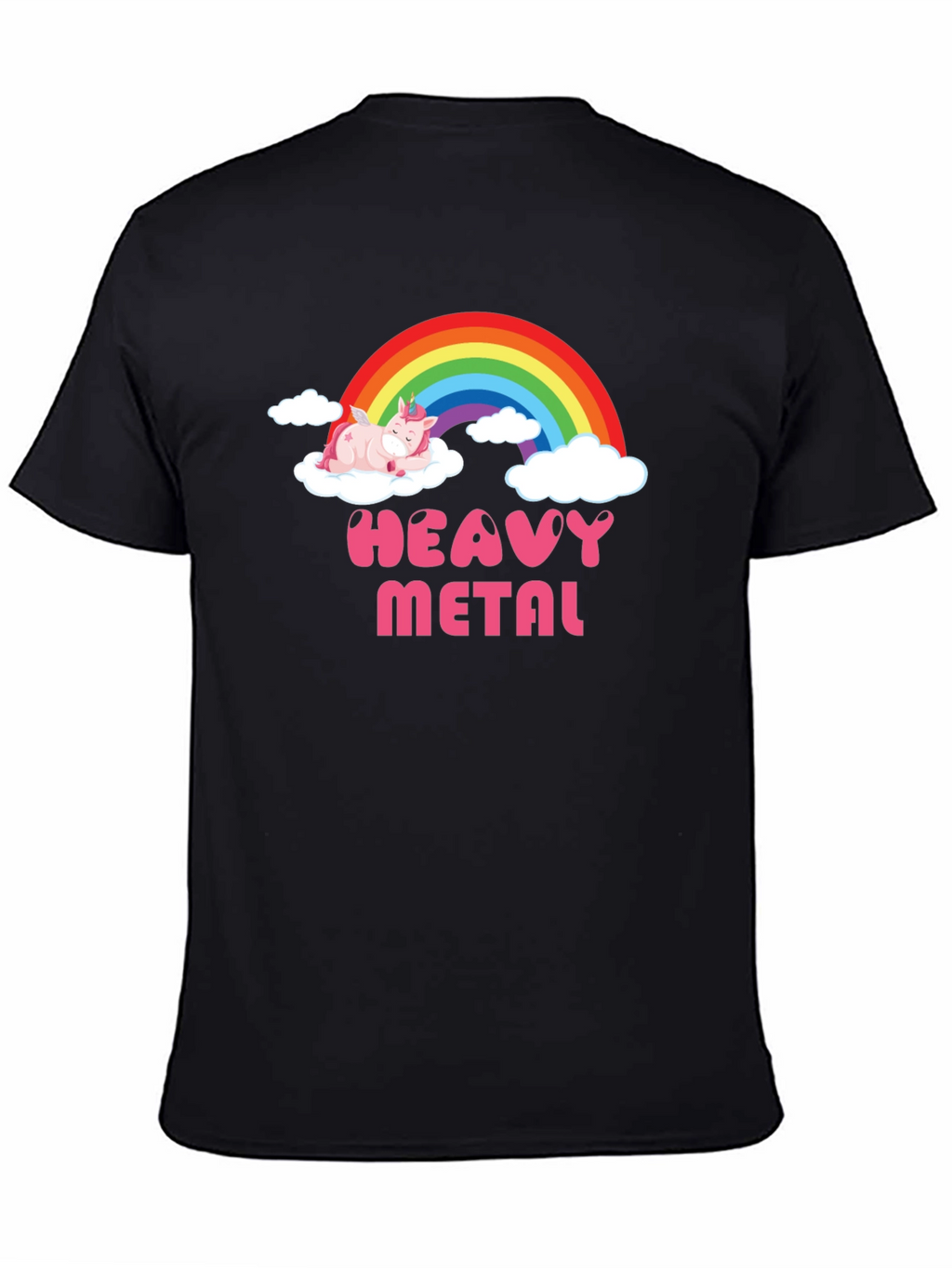 Heavy Metal Unicorn T-Shirt - Black