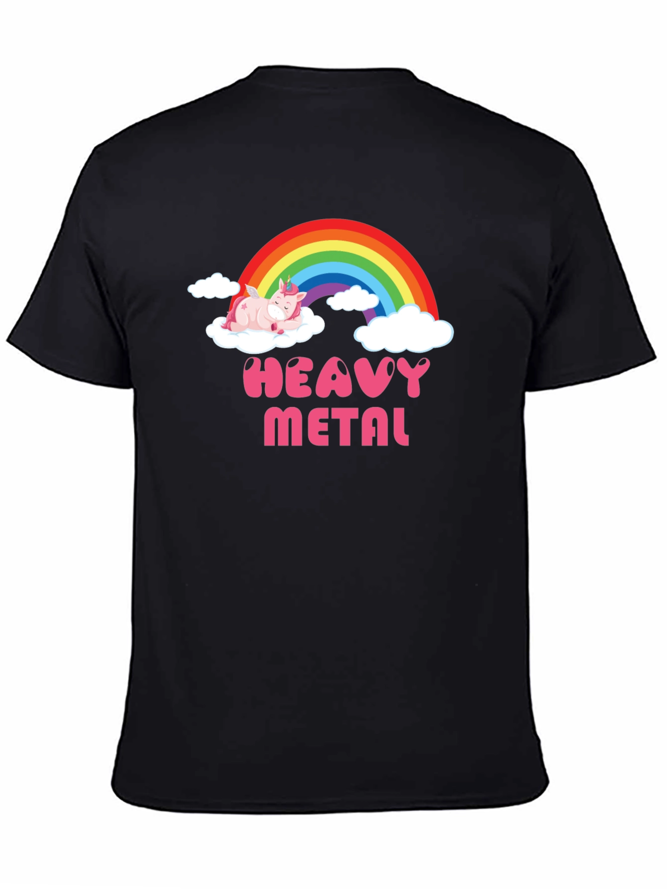 Heavy Metal Unicorn T-Shirt - Black