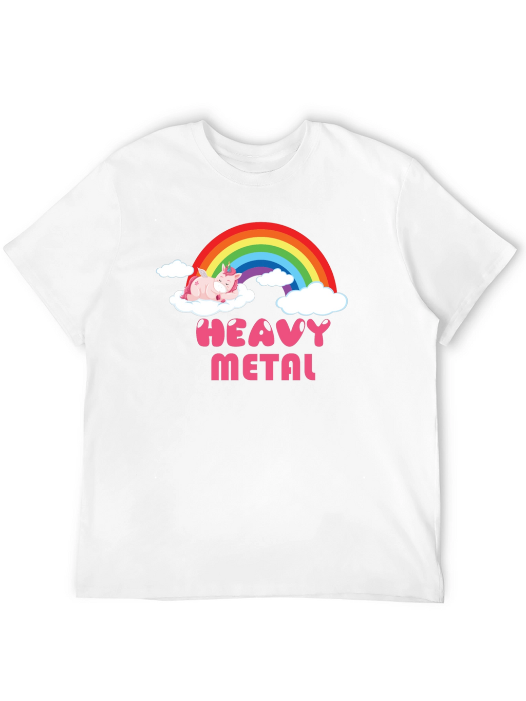 Heavy Metal Unicorn T-Shirt - Black