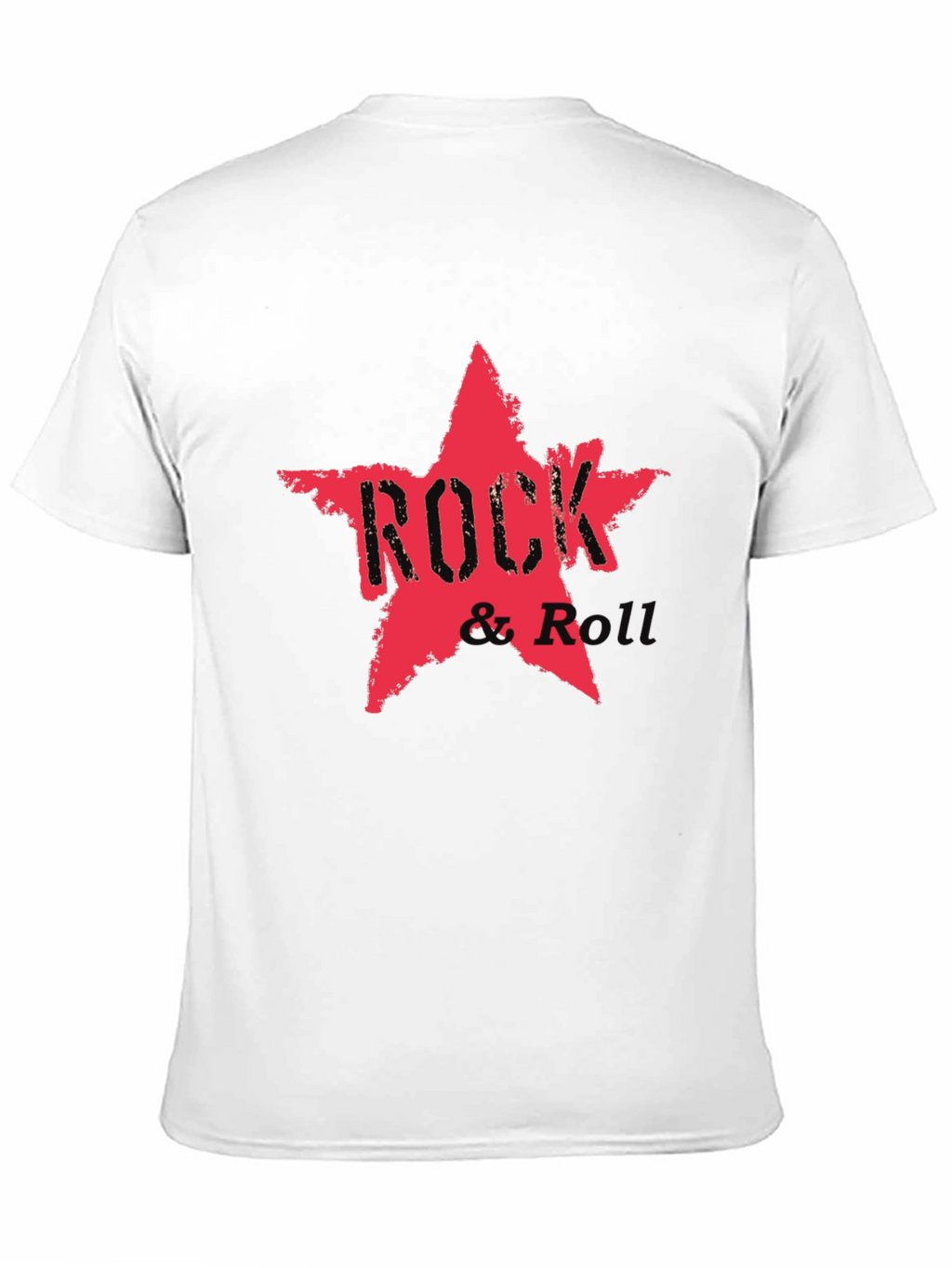 Rock & Roll Star Graphic Tee - Black