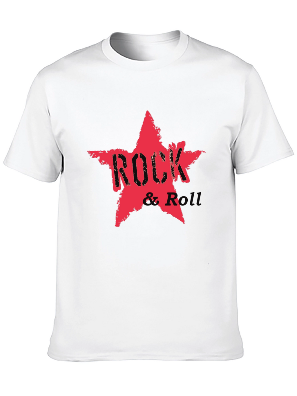 Rock & Roll Star Graphic Tee - Black