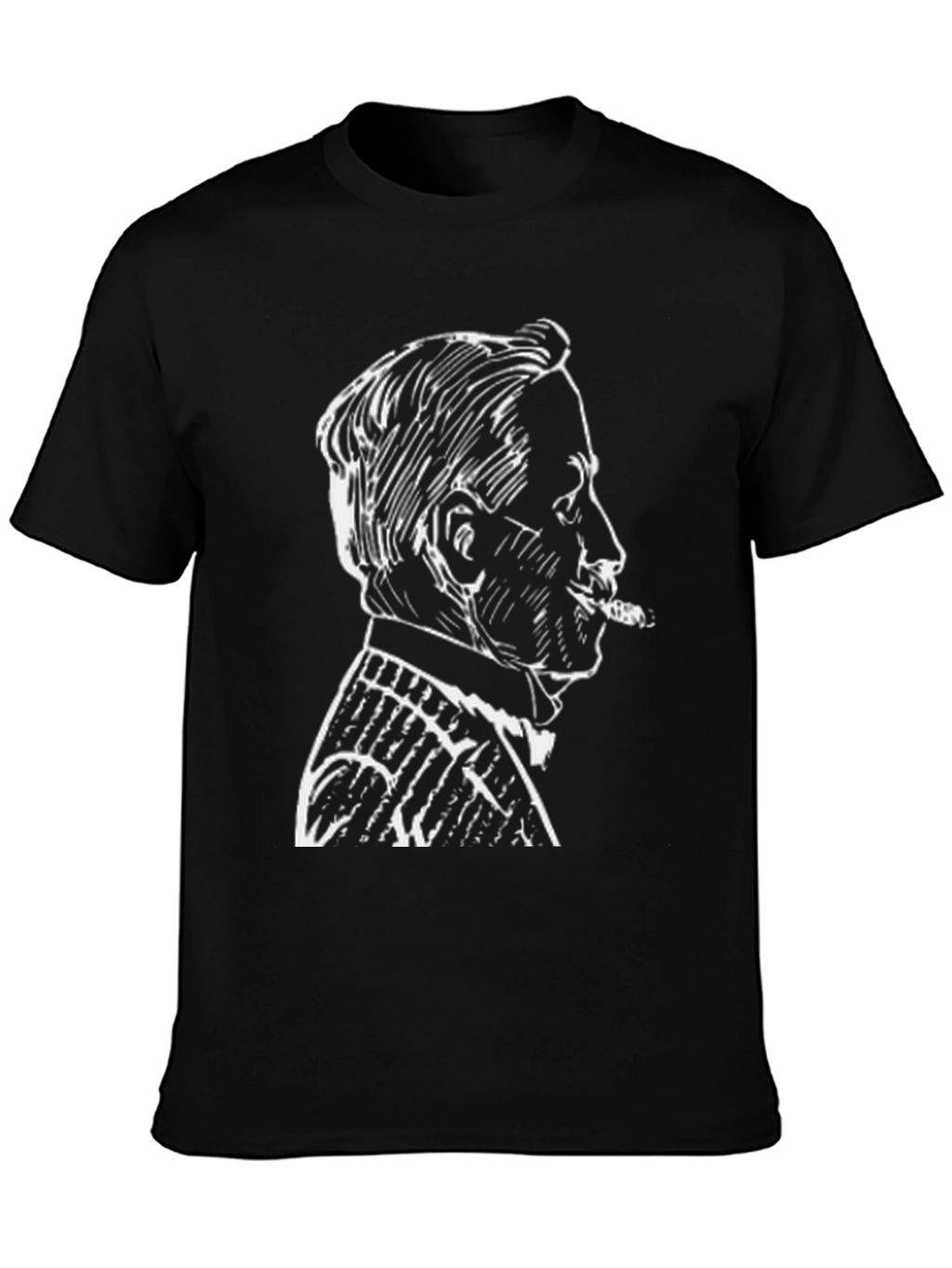 Classic Man Cigar T-Shirt - Black