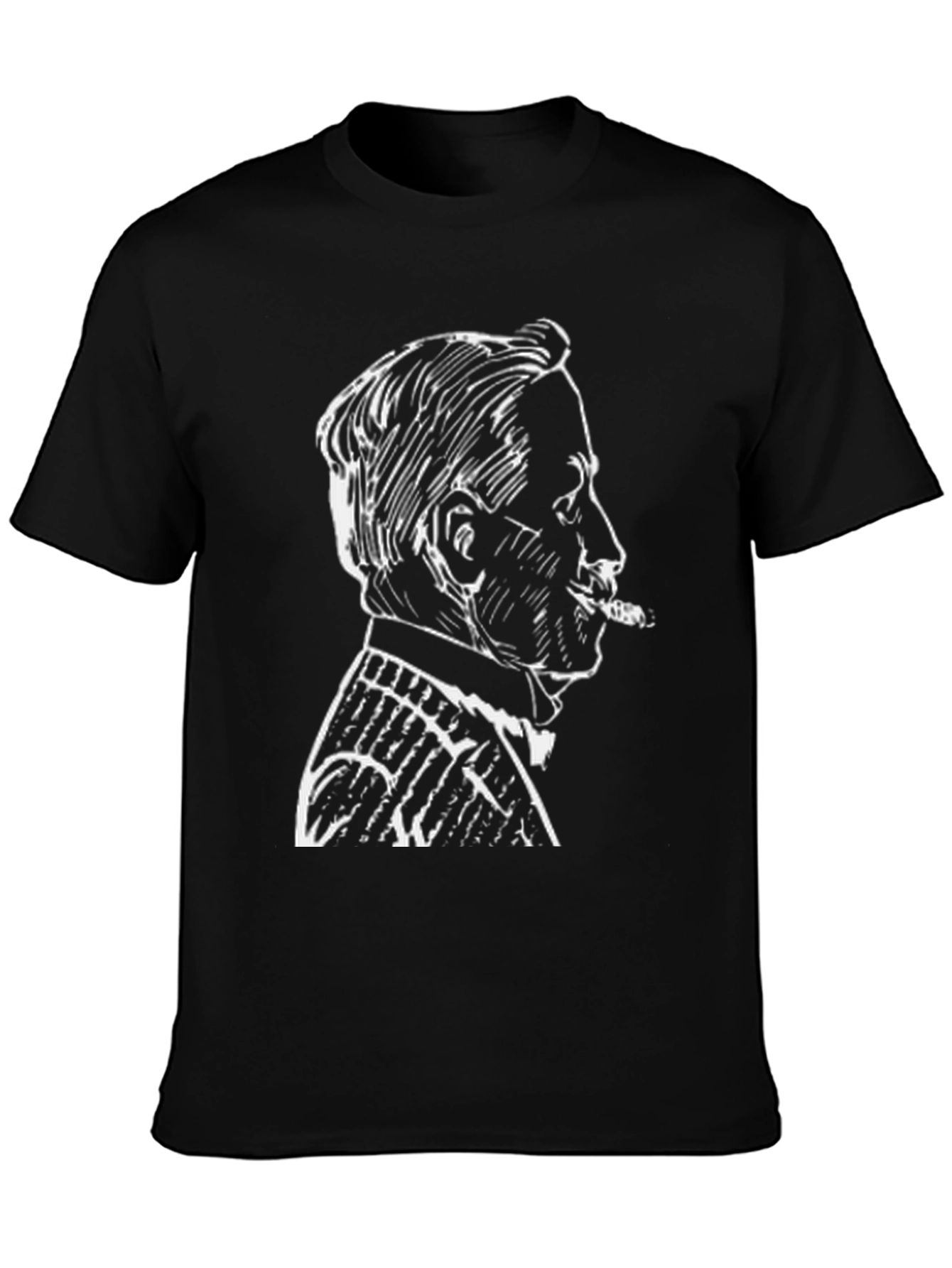 Classic Man Cigar T-Shirt - Black