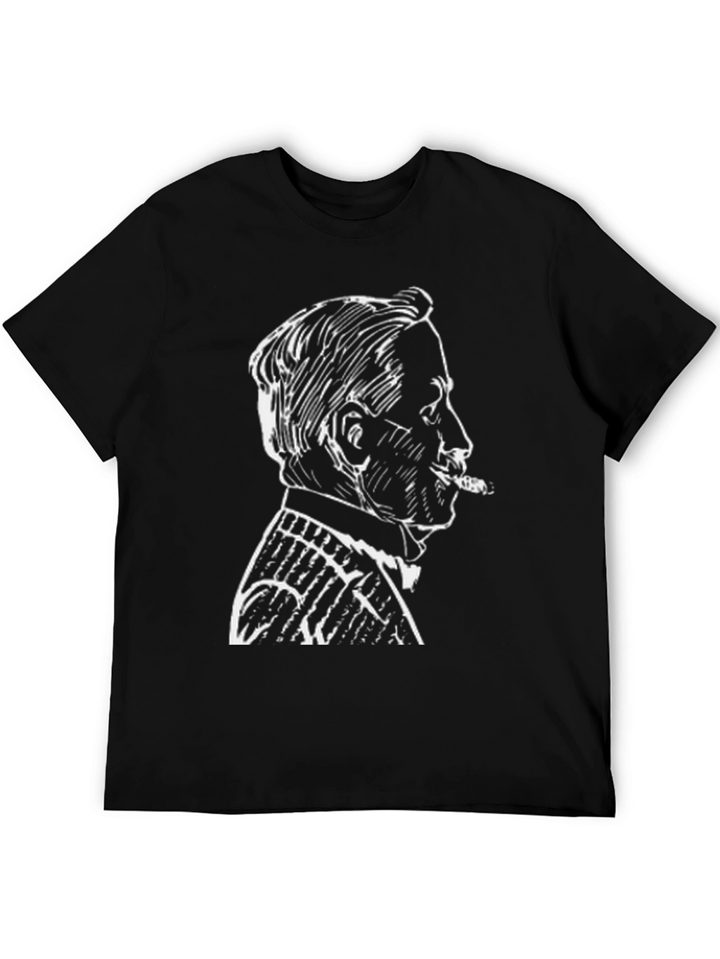 Classic Man Cigar T-Shirt - Black