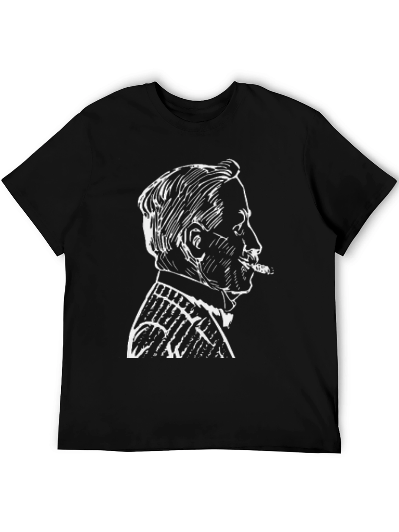 Classic Man Cigar T-Shirt - Black