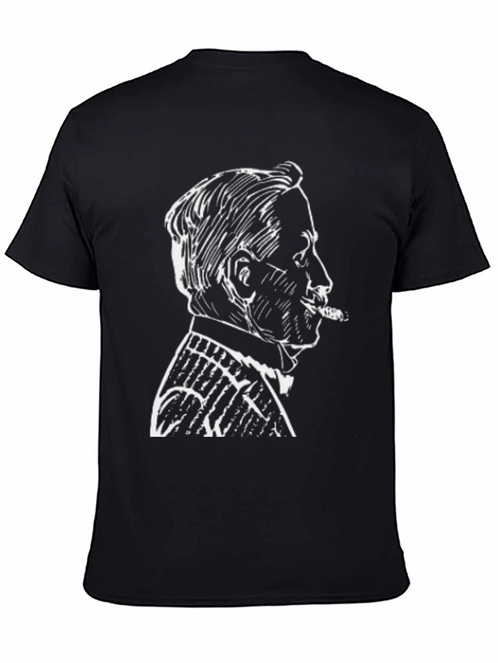 Classic Man Cigar T-Shirt - Black
