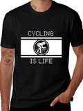 Cycling is Life Black T-Shirt