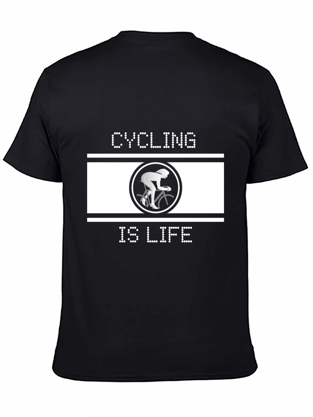 Cycling is Life Black T-Shirt