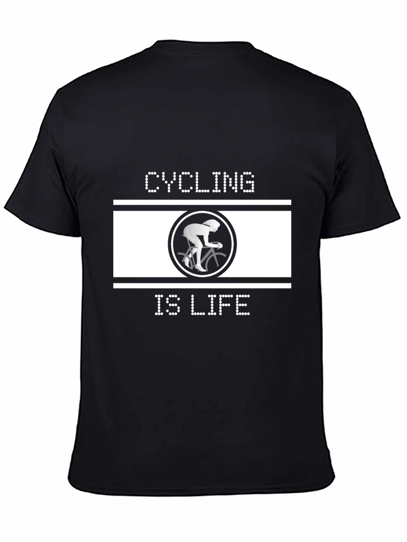 Cycling is Life Black T-Shirt