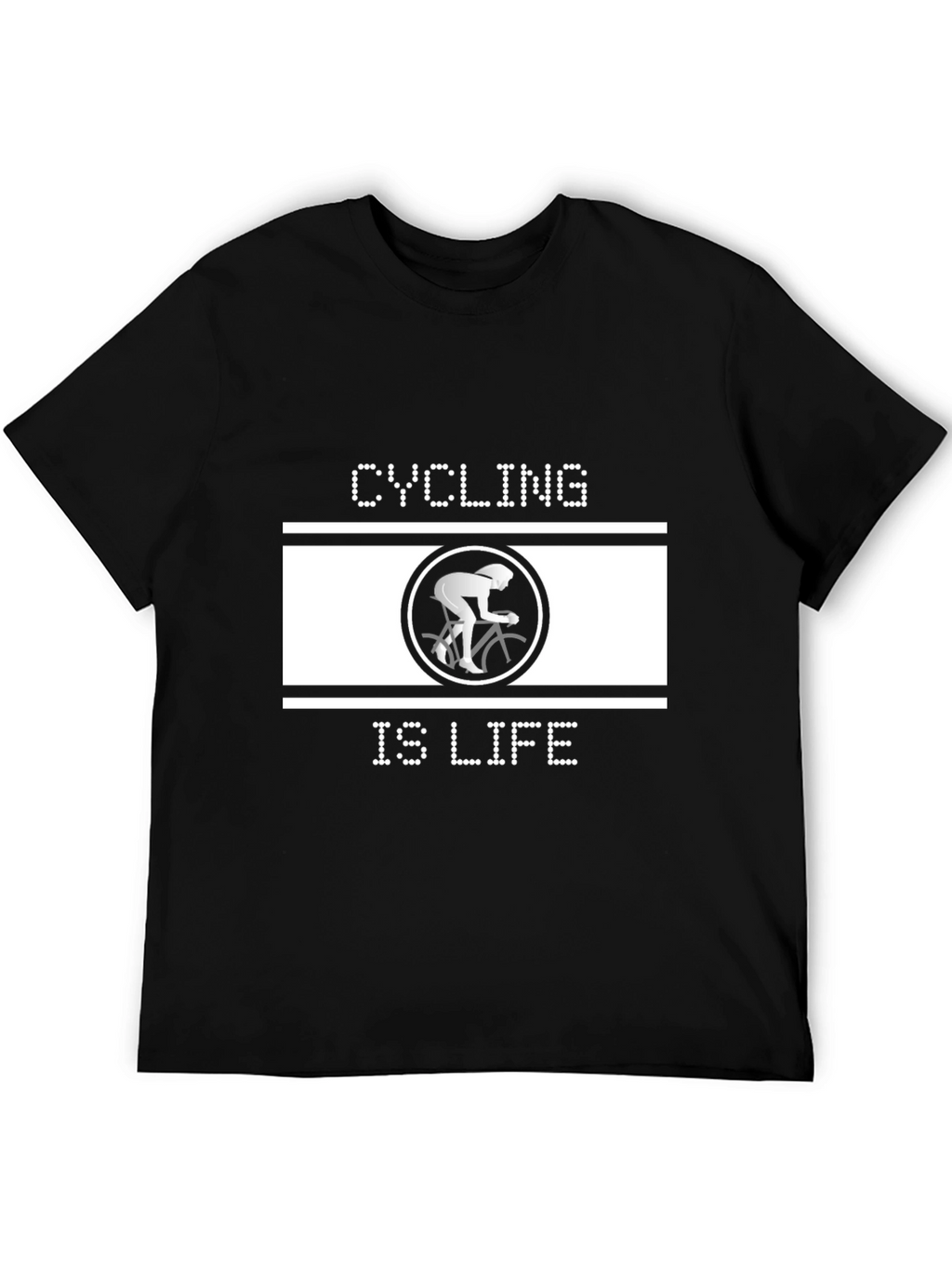 Cycling is Life Black T-Shirt