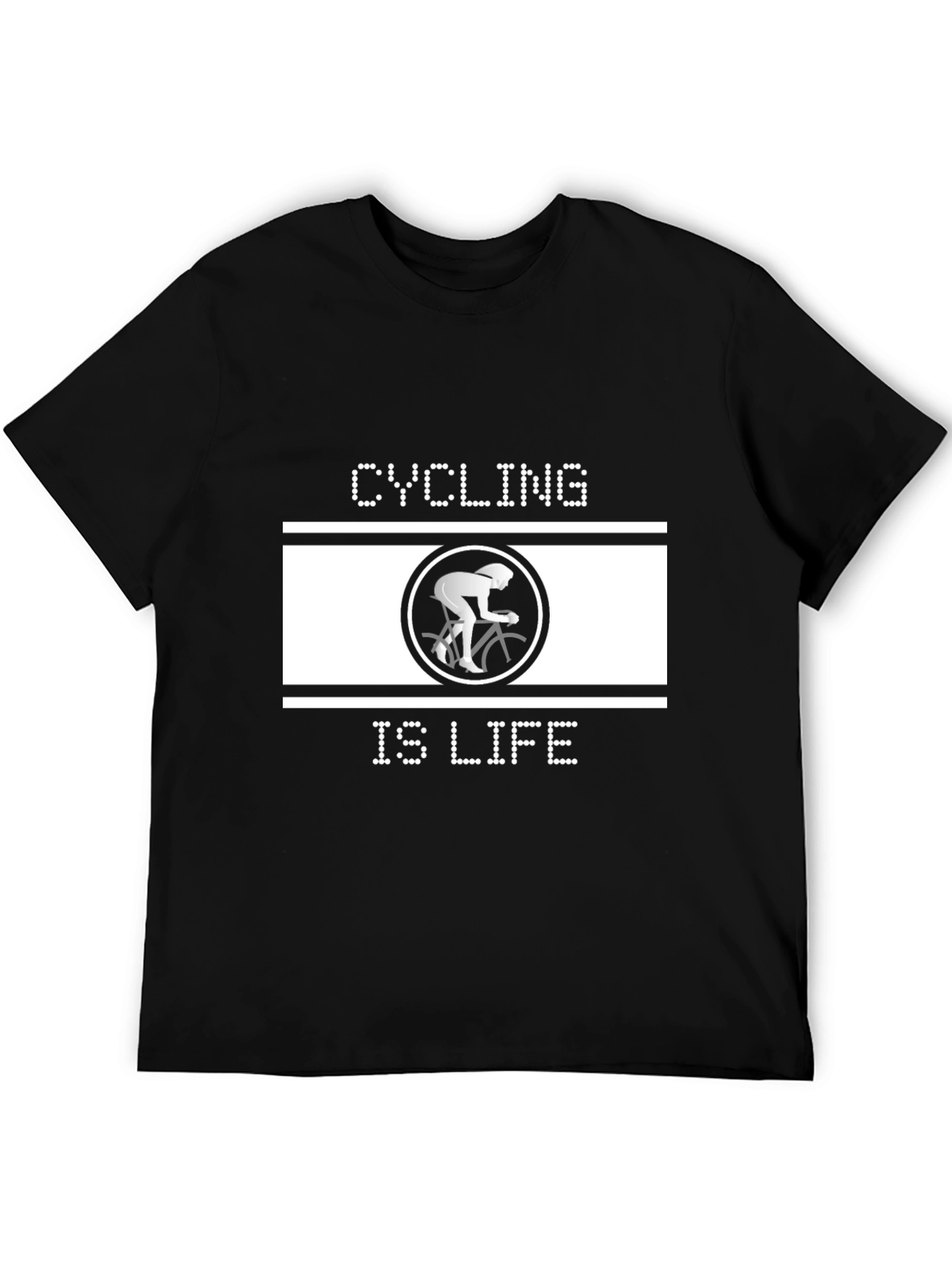 Cycling is Life Black T-Shirt