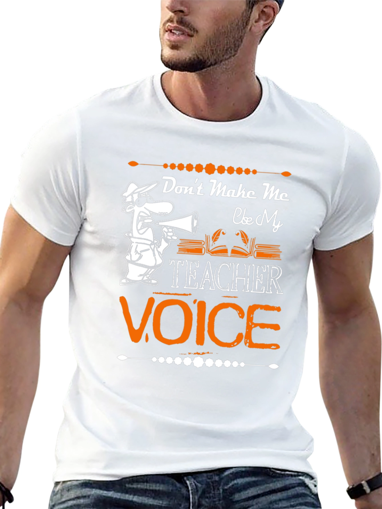 Teacher Voice T-Shirt Funny Teaching Apparel