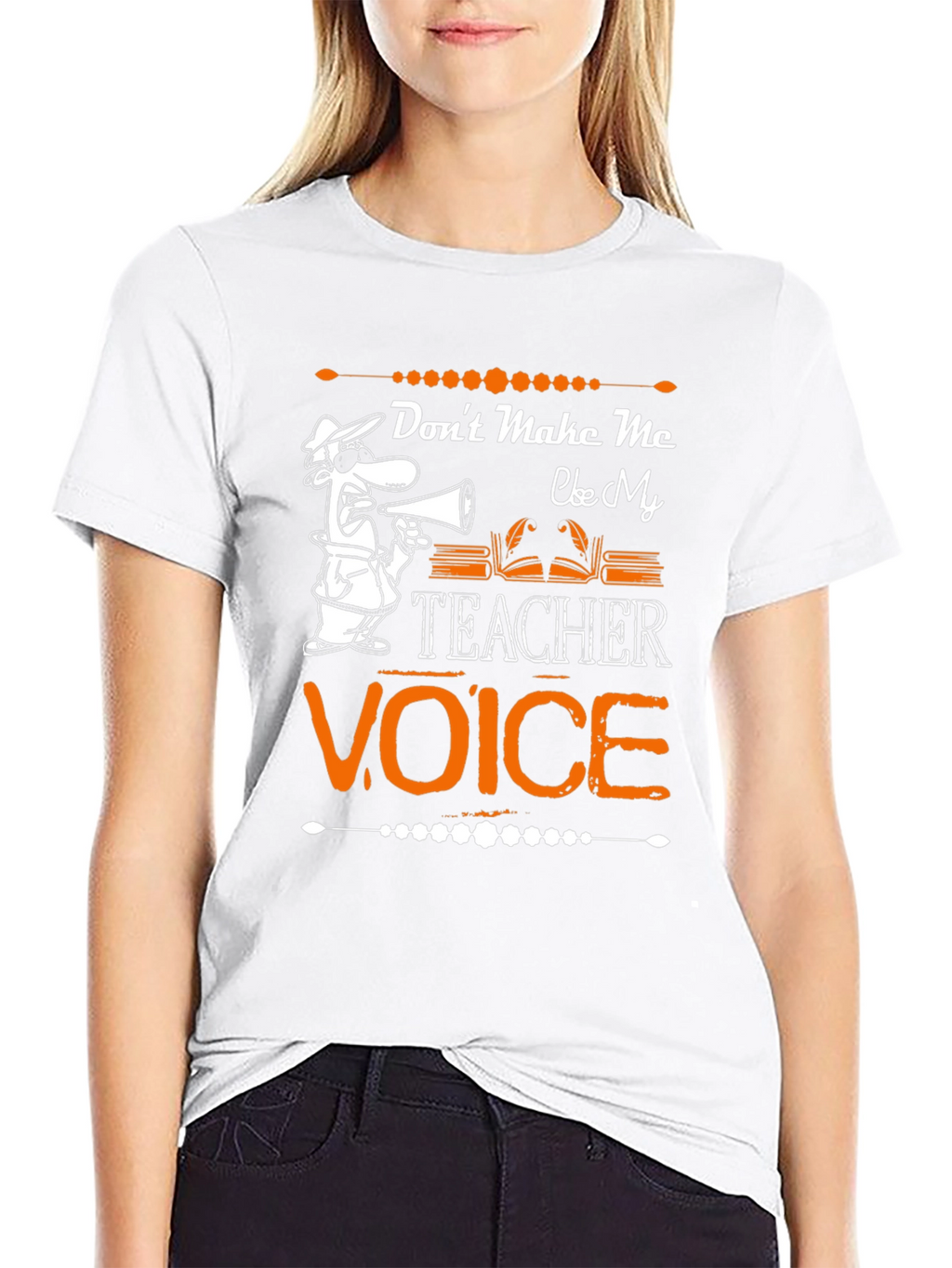 Teacher Voice T-Shirt Funny Teaching Apparel