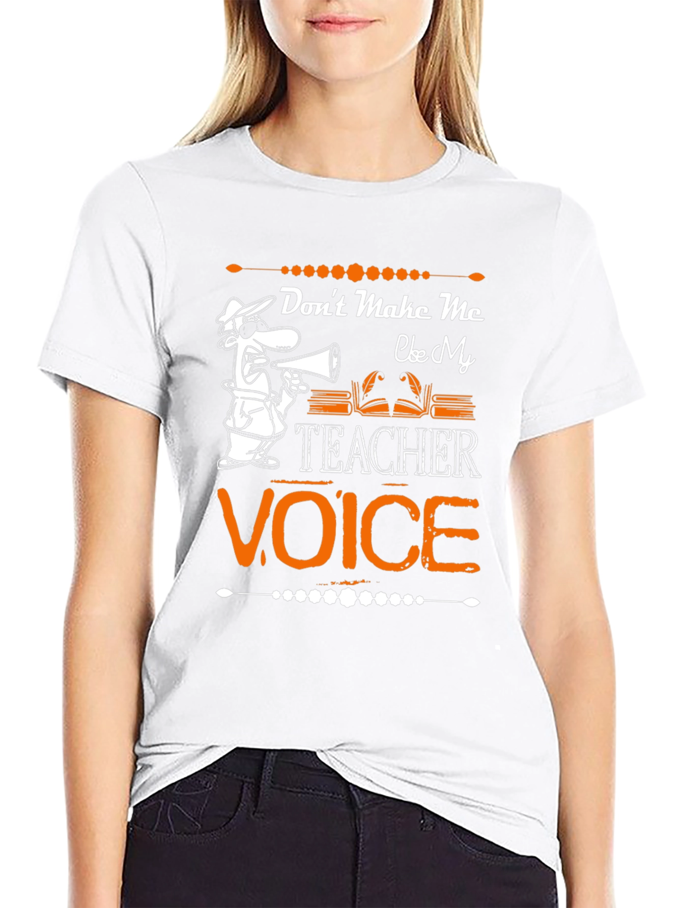 Teacher Voice T-Shirt Funny Teaching Apparel