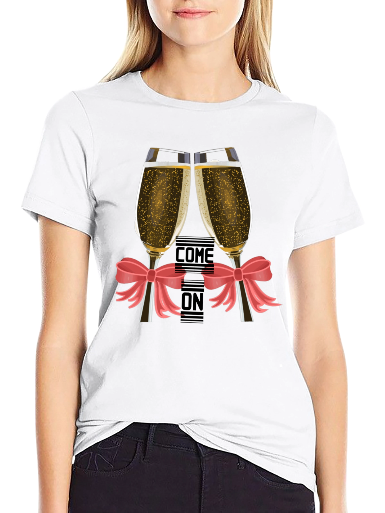 Come On Champagne Toast T-Shirt