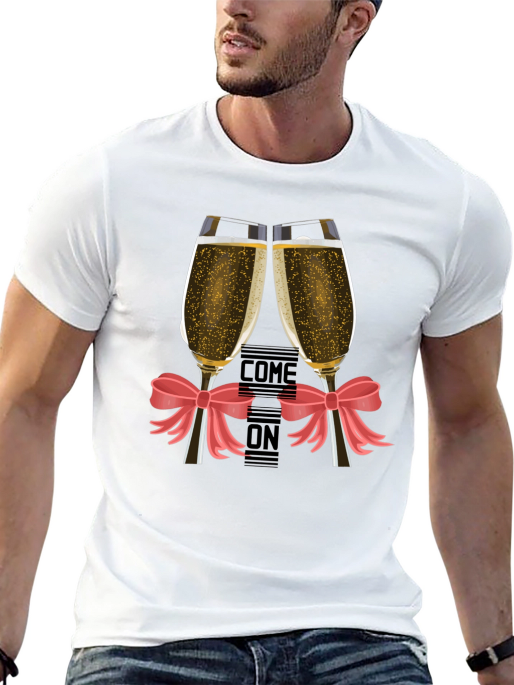 Come On Champagne Toast T-Shirt