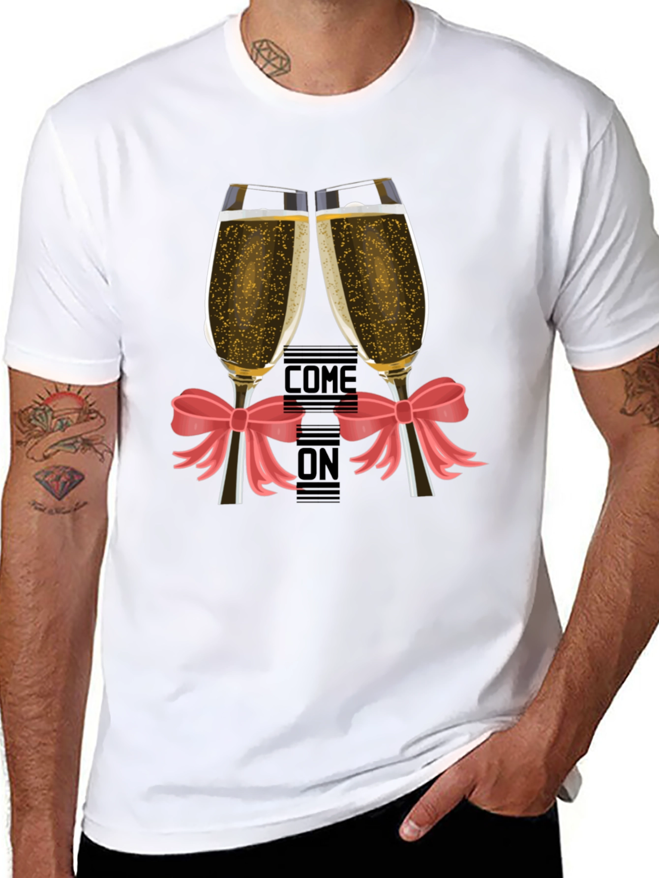 Come On Champagne Toast T-Shirt