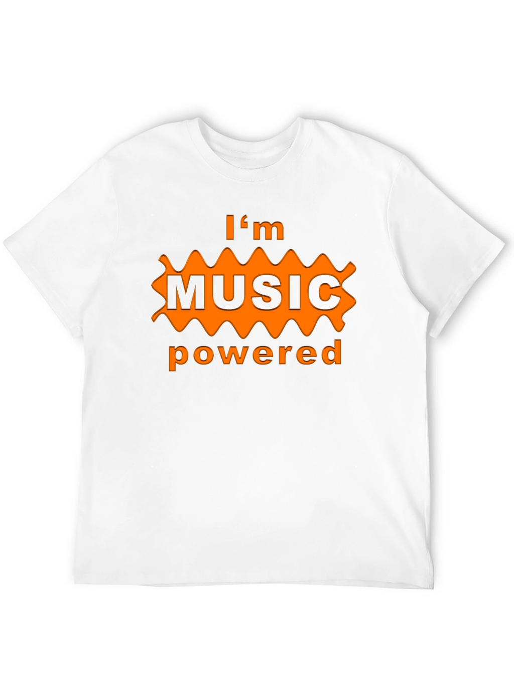 Im Music Powered Black T-Shirt